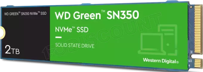 Disque SSD Western Digital Green SN350 2To  - NVMe M.2 Type 2280