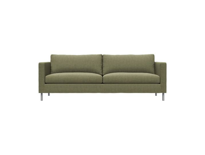 Fogia Alex 2,5 Sitz Sofa Stoff Hiro Lightgreen-aluminiumbein