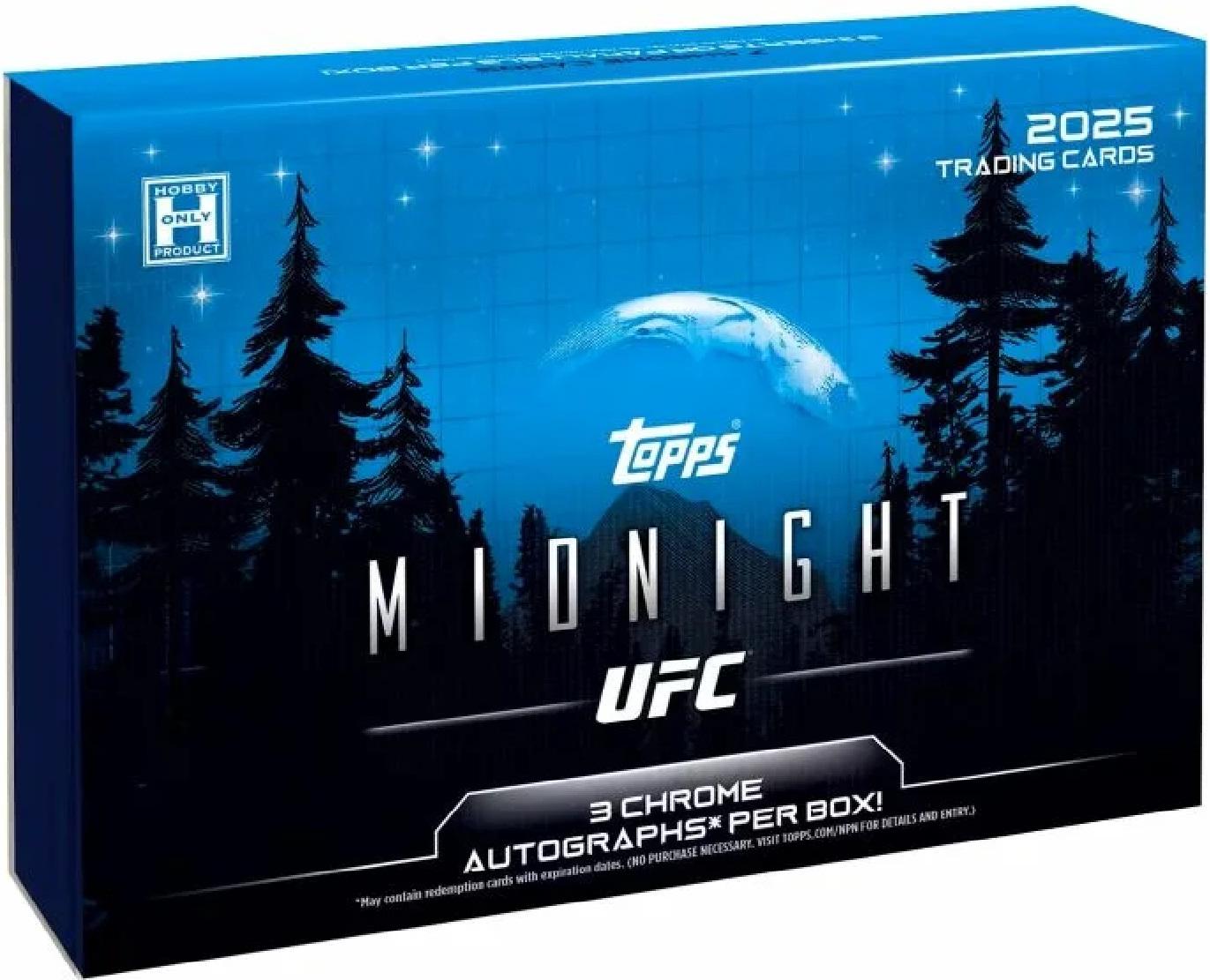 Topps Midnight UFC 2025 Hobby Box