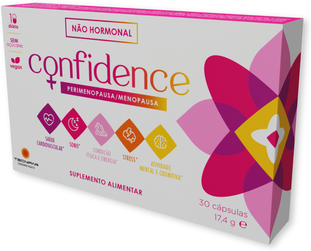 Confidence Suplemento Perimenopausa e Menopausa 30 cápsulas