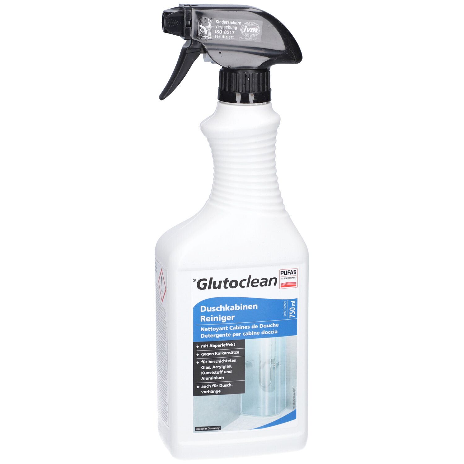 Glutoclean Duschkabinen Reiniger Fl 750 ml Reinigungsmittel