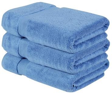 Better Trends Splash 100% Cotton Reversible Bath Towel, 550 GSM Heavyweight, Soft Plush, Highly Absorbent, Machine Washable