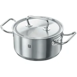 Zwilling Twin Classic Bratentopf, 3.0 l, 20 cm, Pfanne + Kochtopf, Silber