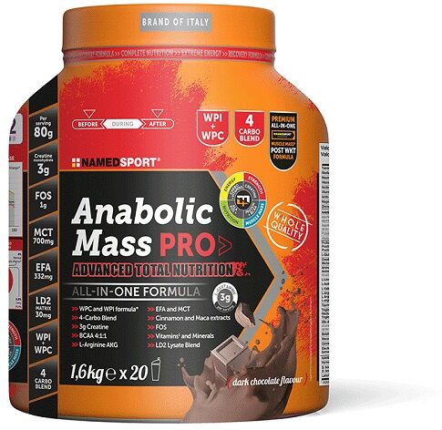 NAMEDSPORT Srl Anabolic Mass PRO, 1.600 g
