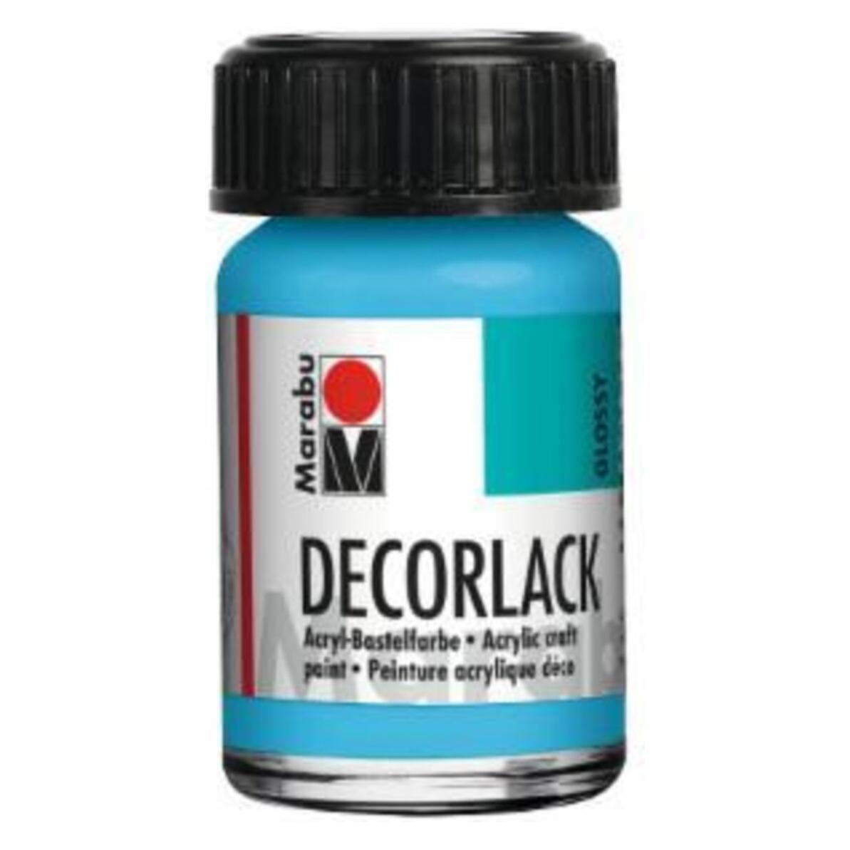 Marabu Acryllack "Decorlack", hellblau, 15 ml, im Glas (15 ml) (11300039090)