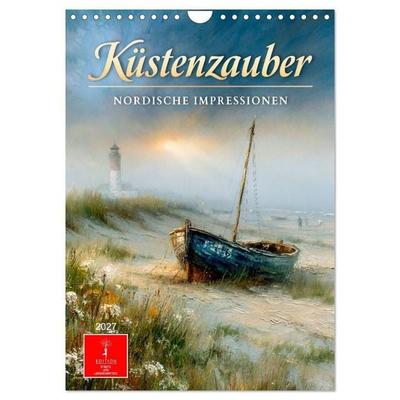 Küstenzauber - Nordische Impressionen (Wandkalender 2027 DIN A4 hoch), CALVENDO Monatskalender