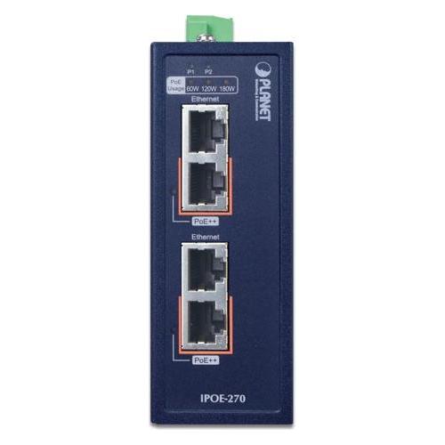 Planet IP30 Industrial 2-Port (4 Ports) (IPOE-270)
