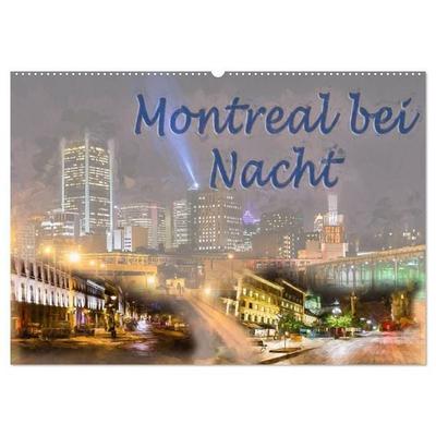 Montreal bei Nacht (Wandkalender 2027 DIN A2 quer), CALVENDO Monatskalender