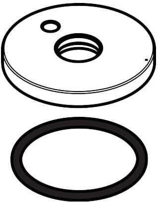 Hansgrohe Rosette für Auslauf Metropol S 3-Loch 97505000 Bidet-/Waschtischarmatur chrom