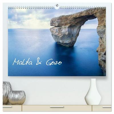 Malta & Gozo (hochwertiger Premium Wandkalender 2026 DIN A2 quer), Kunstdruck in Hochglanz