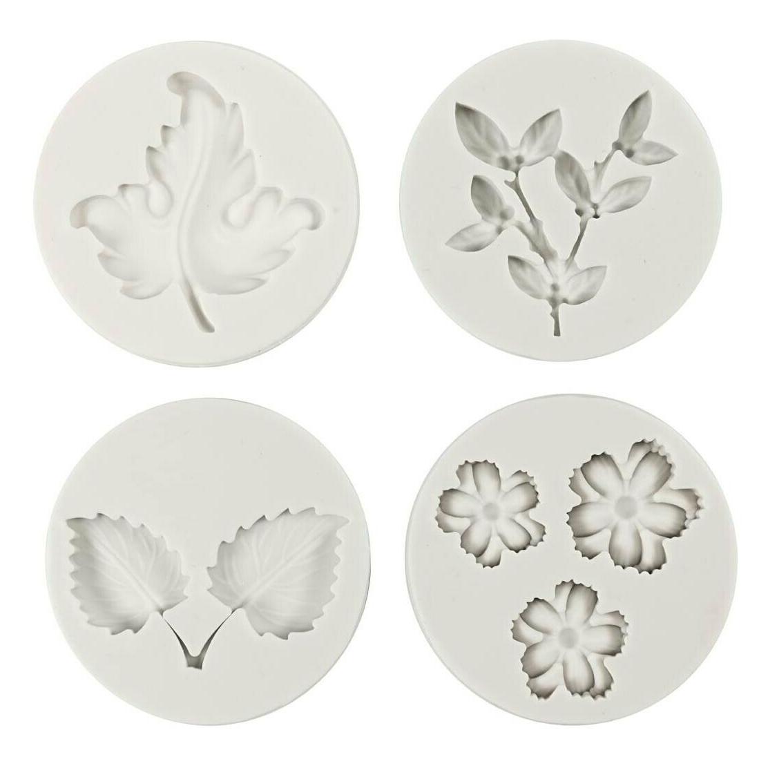 Creativ Company Versiegelung Giessformen Silikon Blätter Motiv (4.50 x 4.50 x 1.80 cm) (371243)