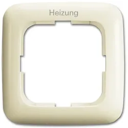 Busch-Jaeger 2511JH-212 Abdeckrahmen mit Aufdruck “Heizung“ 1-fach weiß - Busch-Duro 2000® SI 2CKA001725A0662 2511JH212