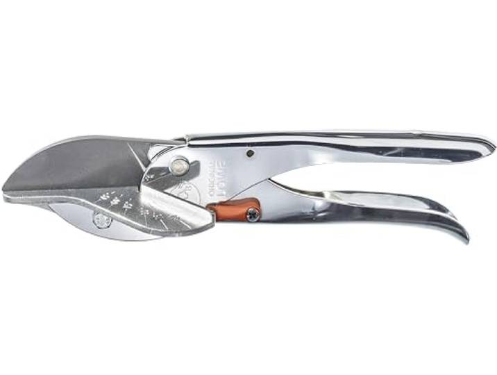 Gebr. schroeder GmbH 3101 Cisaille à onglet Lion coupe 25 mm 2 attaques 45 ° Lion Chromé