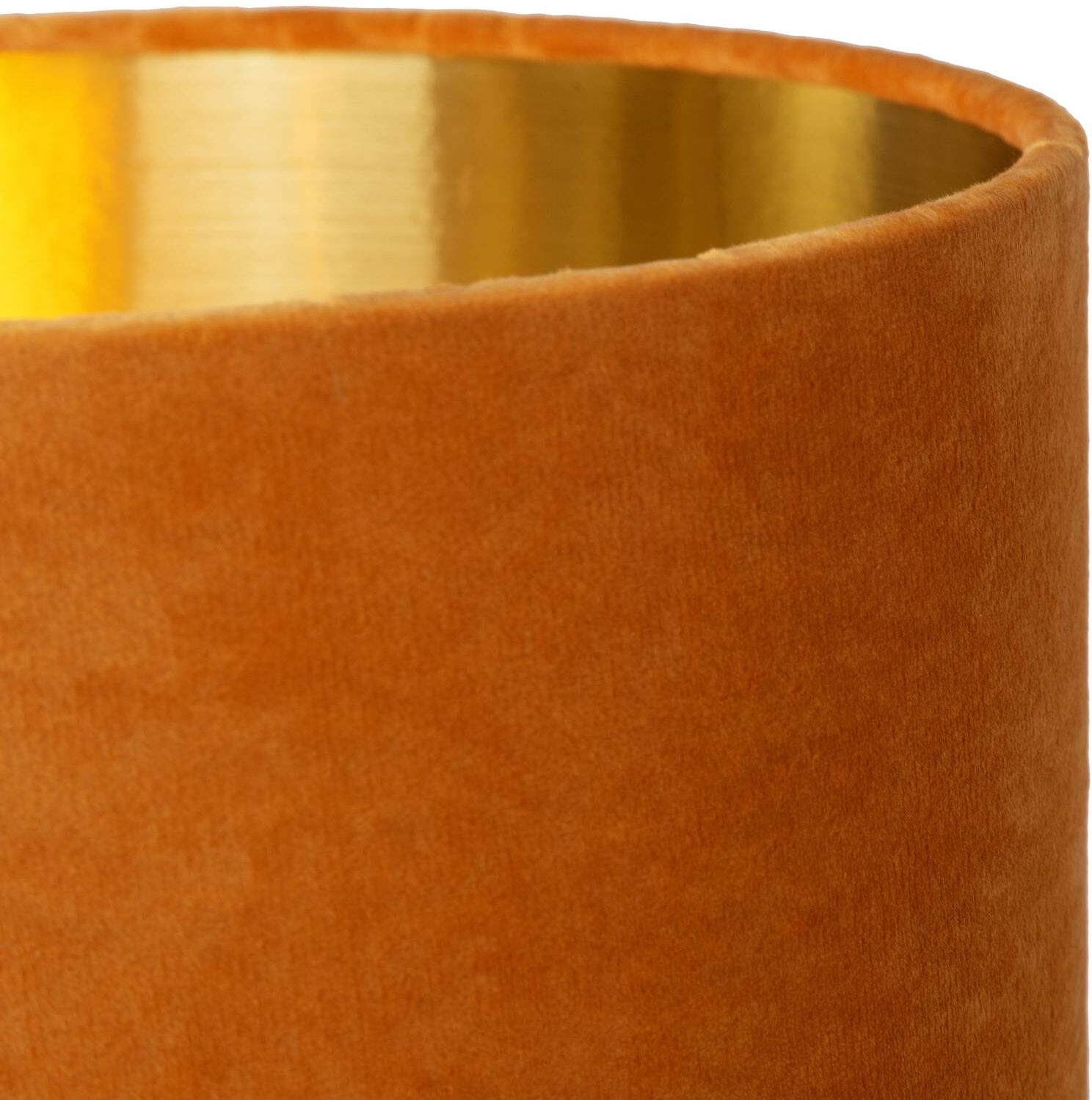 Lucide Tischlampe Esterad, gelb / orange, für Wohn- / Esszimmer, Glas