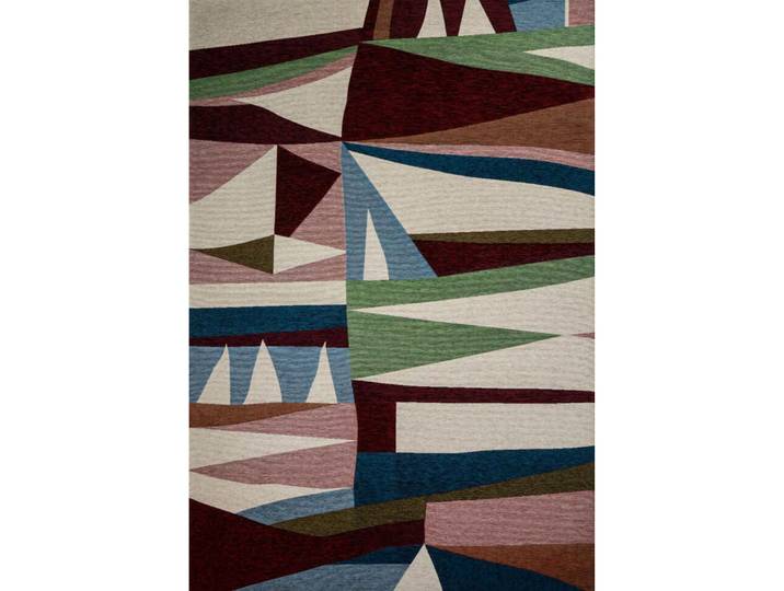 Moderner Teppich - Material: Mischgewebe - 77