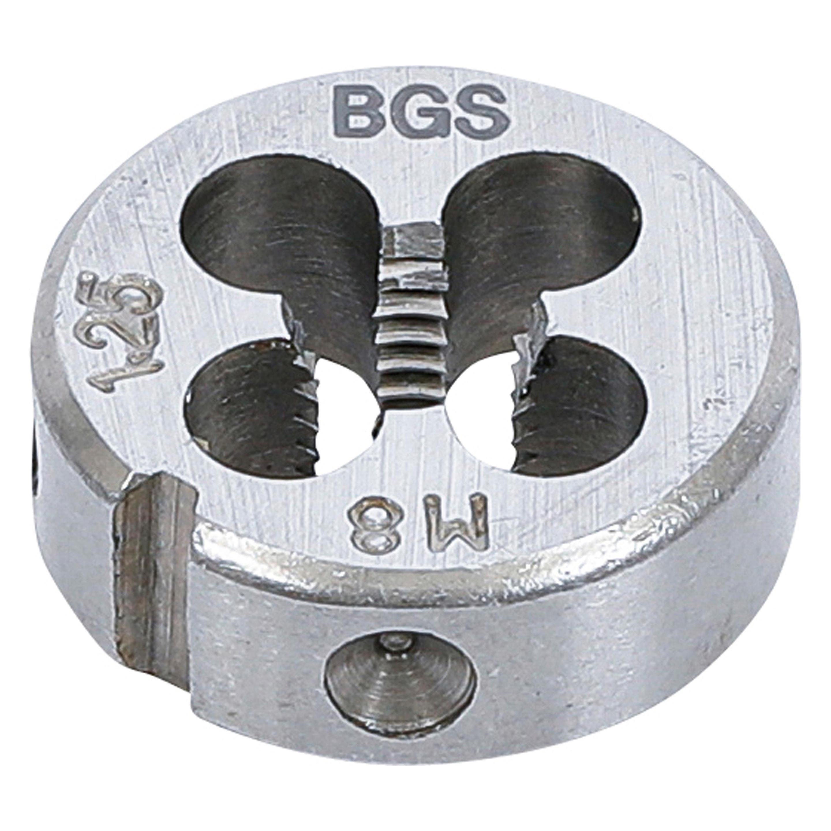 BGS Gewindeschneideisen M8 x 1,25 x 25 mm (1900-M8X1.25-S)