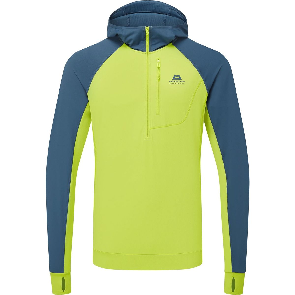Mountain Equipment Aiguille Hooded Mens Top vine/majolica (Me-02209) XXL ME-008758-Me-02209-XXL