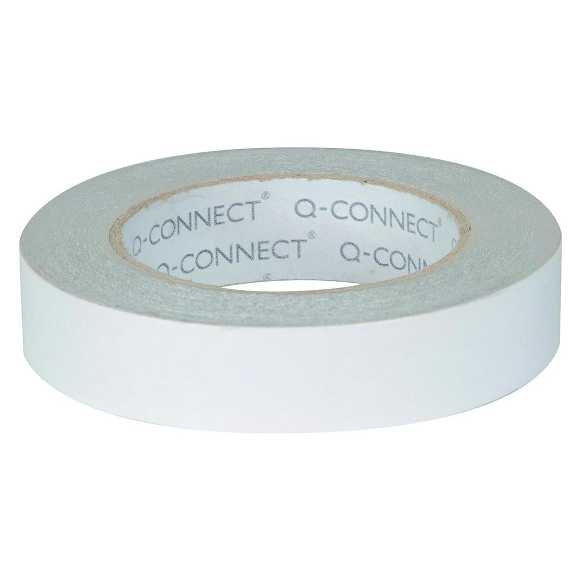 Q-Connect Doppelseitiges Montageband, Schaumstoff, 12 mm, 3 m, weiss (12 mm) (KF17476)