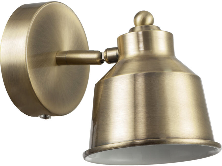 Fairmont Park Wall Sconce Antique Brass 17cm H X 12cm W X 14cm D