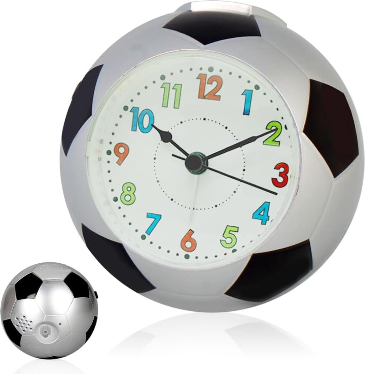 Mrs. Jones Kinderwekker Voetbal - Stille en geruisloze wekker voor de kinderkamer
