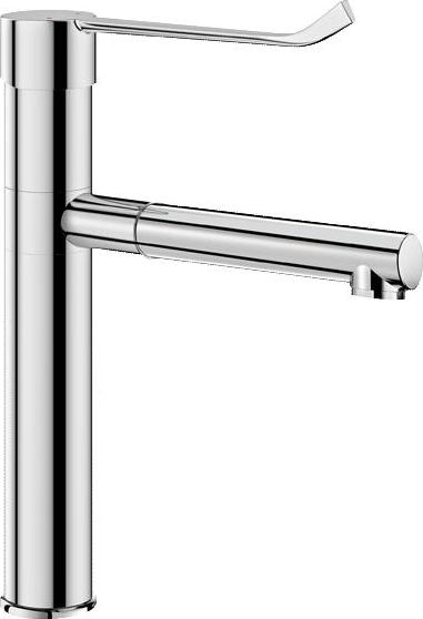 Delabie EHM mit Schwenkauslauf BIOCLIP H.180 L.185 + 2 Edelstahlausl.