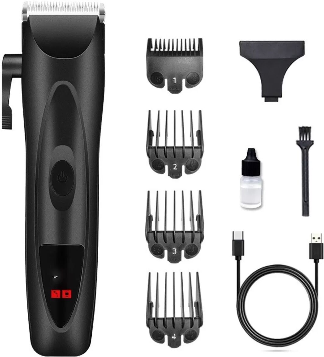 INF Professionelle Tierhaarschneidemaschine - Geräuscharm, Wiederaufladbar, Einstellbarer Keramikklingen-Trimmer für Hunde und