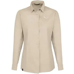 SALEWA Damen Hemd FANES HEMP W L/S SHIRT., Größe 40 in Braun Braun