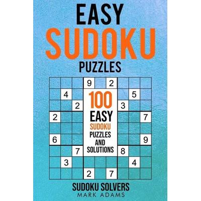 Easy Sudoku Puzzles, Taschenbuch von Soduko Solvers,Mark Adams, Sudoku Books