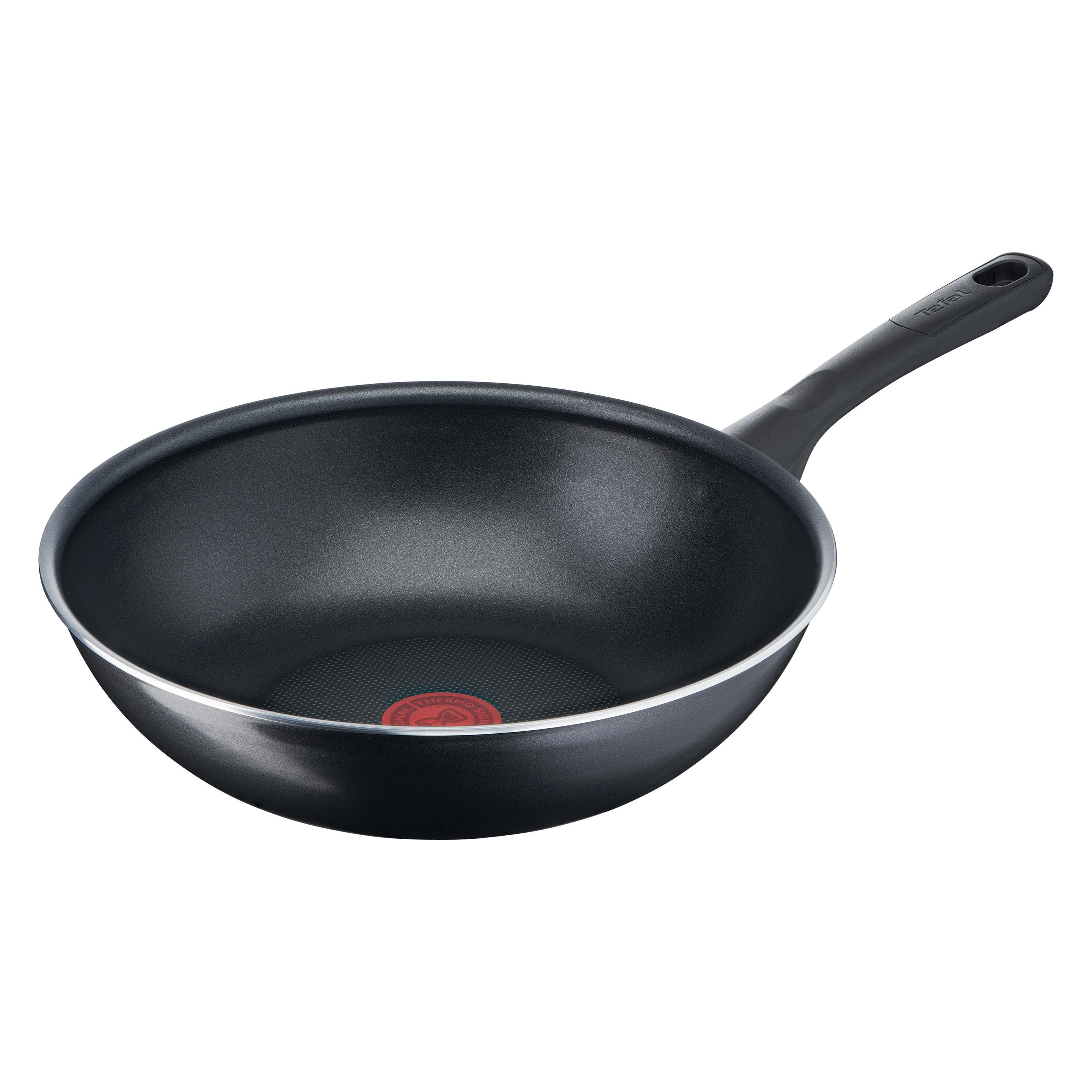 Tefal TEF Wokpfanne 28cm (Wok Pfanne, Aluminium) (B55819)