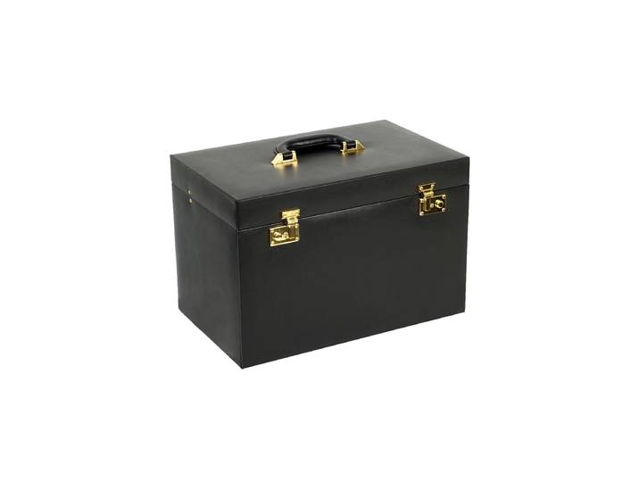 Design Schmuckkoffer „Heritage“ Samt Schwarz WOLF