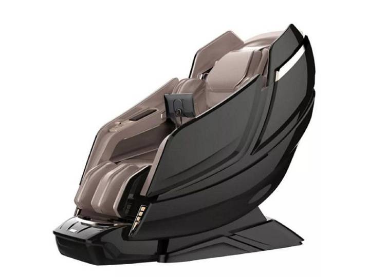 JVmoebel Massagesessel Elektrischer Massagestuhl mit 3D-Massagefunktionen in Schwarz (1-St., Massagesessel), Made in Europa