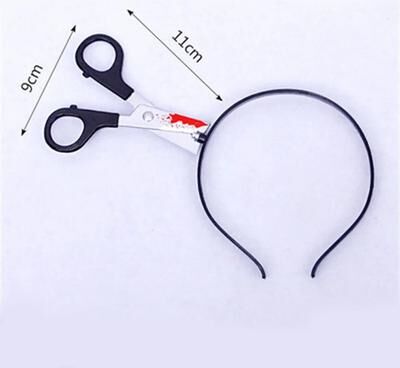 Uplifted Finds Halloween Bloody Weapon Headband Prop For Party Costumes & Pranks r