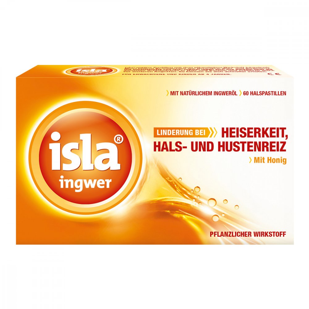 Engelhard Arzneimittel GmbH & Co.KG isla ingwer Halspastillen bei Halskratzen und Reizhusten 07233888