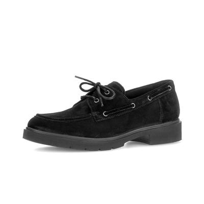 Mokassin GABOR "Mokassin", Damen, Gr. 40, schwarz, Schuhe Mokassin