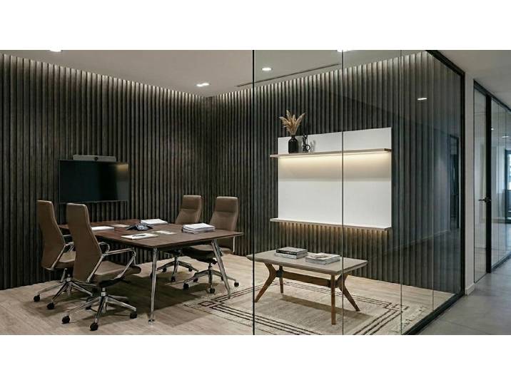 Xlmoebel Beistelltisch Beige Rechteckiger Beistelltisch mit Regal im modernen Stil für (mit Regal), Made in Europa