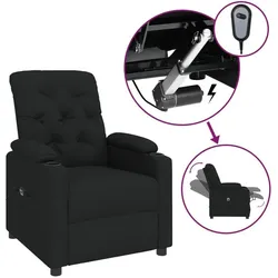 vidaXL, Sessel, Relaxsessel Elektrisch Schwarz Stoff