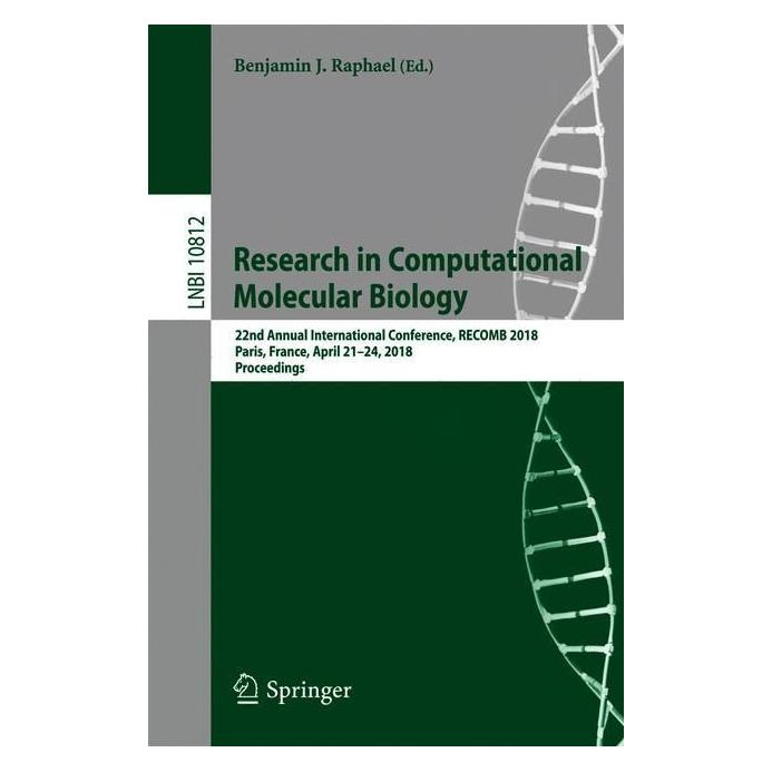 Springer Research in Computational Molecular Biology (Englisch, Softcover, Benjamin J. Raphael) (55977078)