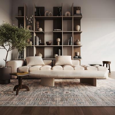 Nuloom Romilly Bordered Traditional Washable Area Rug