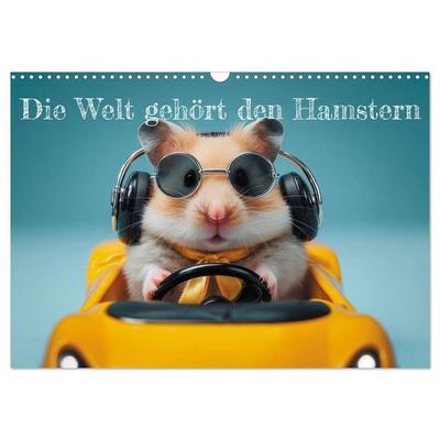 Die Welt gehört den Hamstern (Wandkalender 2027 DIN A3 quer), CALVENDO Monatskalender
