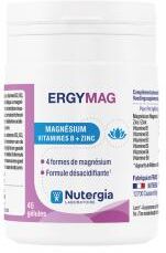Nutergia Ergymag 45 Gélules - Magnésium - Vitamines B + Zinc - Pot 45 gélules