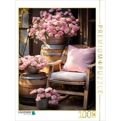 CALVENDO Puzzle Rosa Blütentraum | 1000 Teile Lege-Größe 64x48cm Foto-Puzzle für glückliche Stunden, Sonstige von , Calvendo Puzzle