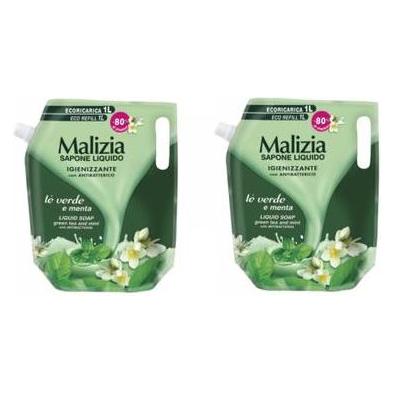 Malizia Grüner Tee & Minze Flüssigseife 1000ml (Flüssigseife, 1000 ml) (44150226)