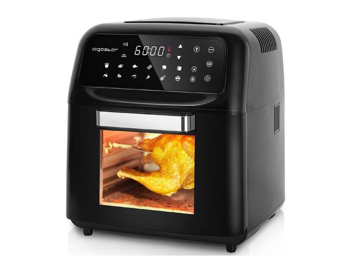 Aigostar Heißluftfritteuse, 1650,00 W, 14+1 Voreingestelltes Menü
