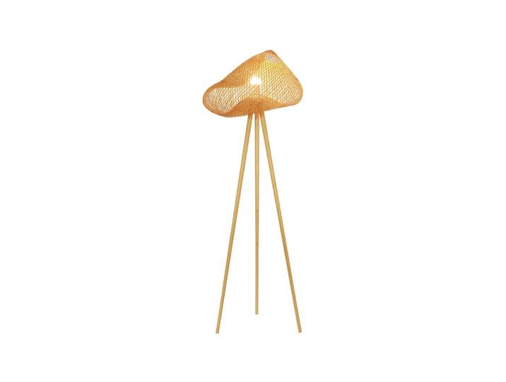 Lampadaire en bambou pieds en bois h165cm