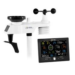 PCE Instruments Wetterstation PCE-FWS 30 Geschwindigkeit Temperatur UV Niederschlag Feuchte relativ Absolutdruck