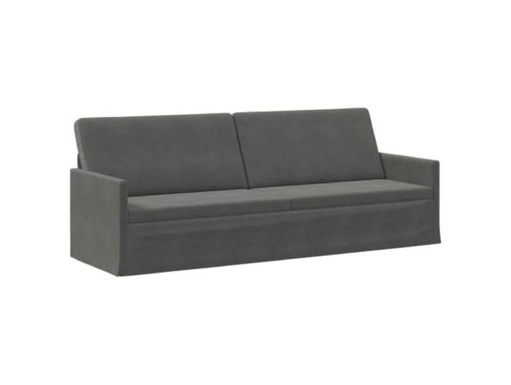 vidaXL 3-Sitzer Sofa Dunkelgrau 220 x 81 x 82 cm Cordstoff Bietet dauerhafte Unterstützung und Zuverlässigkeit. Schaumkissen sorgen für überlegenen Komfort