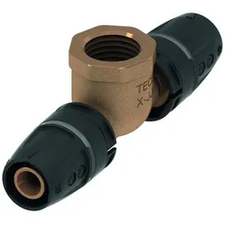 TECE, Rohrverbindungstechnik, TECElogo Push T-Stück IG, Rotguss/Siliziumbronze (T-Verbindung)