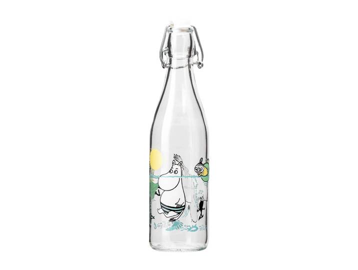 Muurla Bouteille de verre Moomin 0,5 l Fun in the water