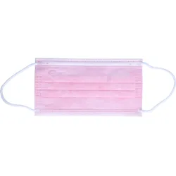 Mundschutz mit Gummibändern Pink 1 ST