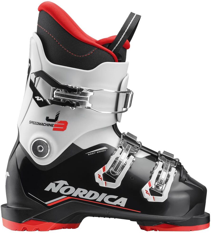 Nordica  - Speedmachine J 3 Black Grey Red - 22 - Chaussures de Ski